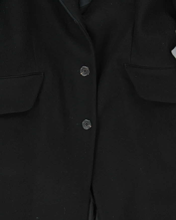 Vintage Jil Sander Women's Wool Single Breasted Long Overcoat - S