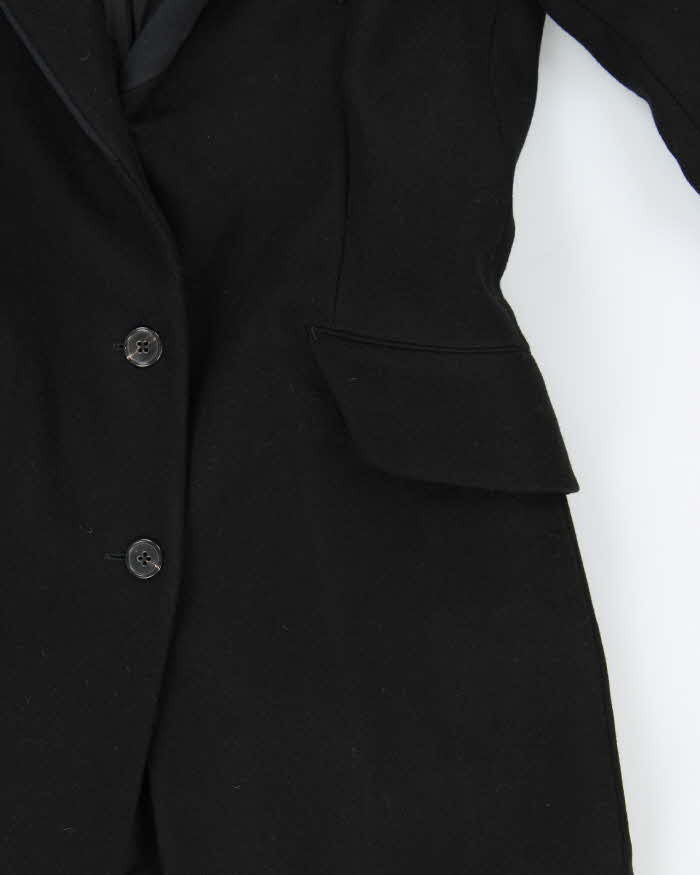 Vintage Jil Sander Women's Wool Single Breasted Long Overcoat - S