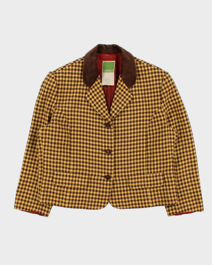 Vintage 80s Esprit Wool Blend Blazer Jacket -L
