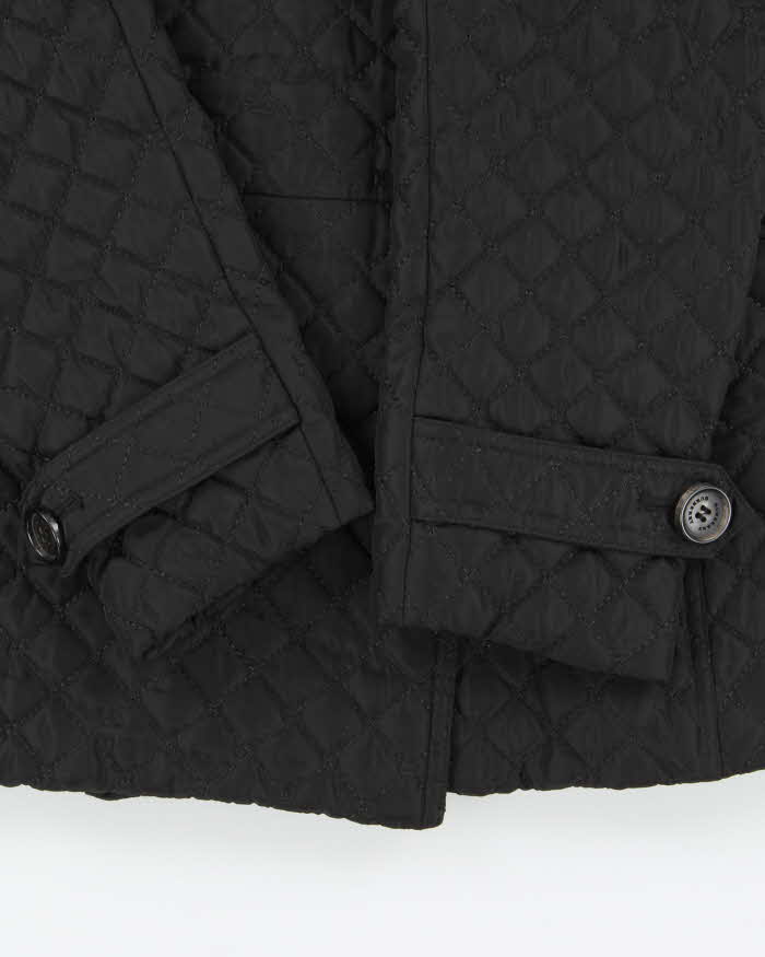 Vintage 00s Women's Burberry Double Breasted Diamond Quilt Jacket - L