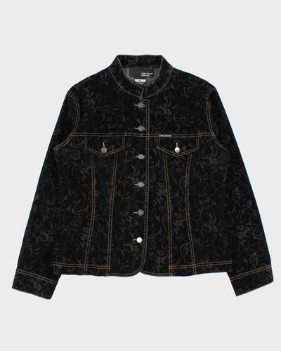 Vintage Y2K 00s Louis Jeans Women's Paisley Felt Contrast Stitch Jacket - XL