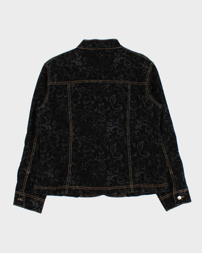 Vintage Y2K 00s Louis Jeans Women's Paisley Felt Contrast Stitch Jacket - XL