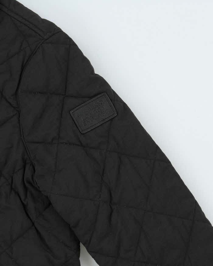 2024 Women's Burberry Corduroy Collared Nova Check Lined Quilted Shell Jacket - M