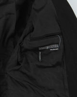 The Kooples Women's Black Wool Asymmetric Biker Jacket - L