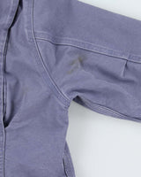 Vintage Y2K 00s Women's Carhartt Sandstone Sierra Lavender Sherpa Lined Hooded Workwear Jacket - M