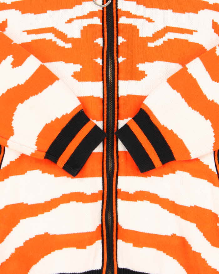 FW2015 Just Cavalli Animal Print Women's Heavyweight Boxy Bomber Jacket - XS