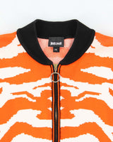 FW2015 Just Cavalli Animal Print Women's Heavyweight Boxy Bomber Jacket - XS