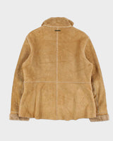 Vintage 00s Guess Suede Faux Fur Lined Jacket - L