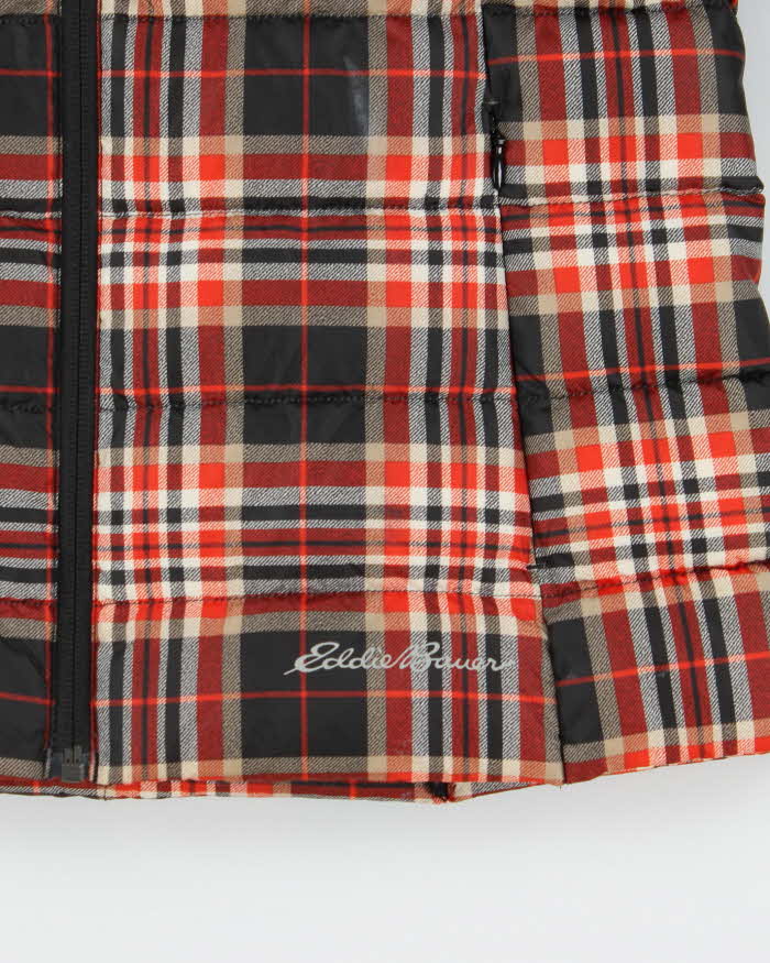 Vintage Eddie Bauer Check Lightweight Puffer Jacket - S
