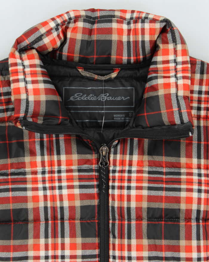 Vintage Eddie Bauer Check Lightweight Puffer Jacket - S