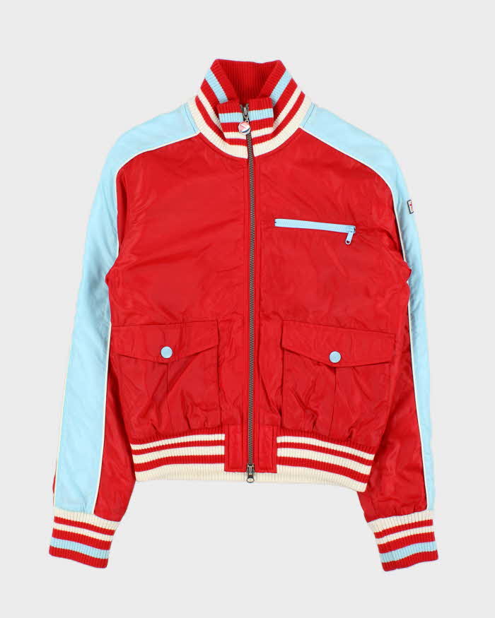 Vintage Y2K 00s 55DSL Diesel Women's Quilted Bomber Jacket - M