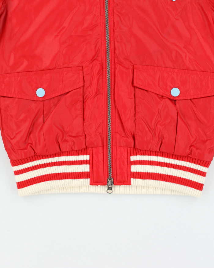 Vintage Y2K 00s 55DSL Diesel Women's Quilted Bomber Jacket - M