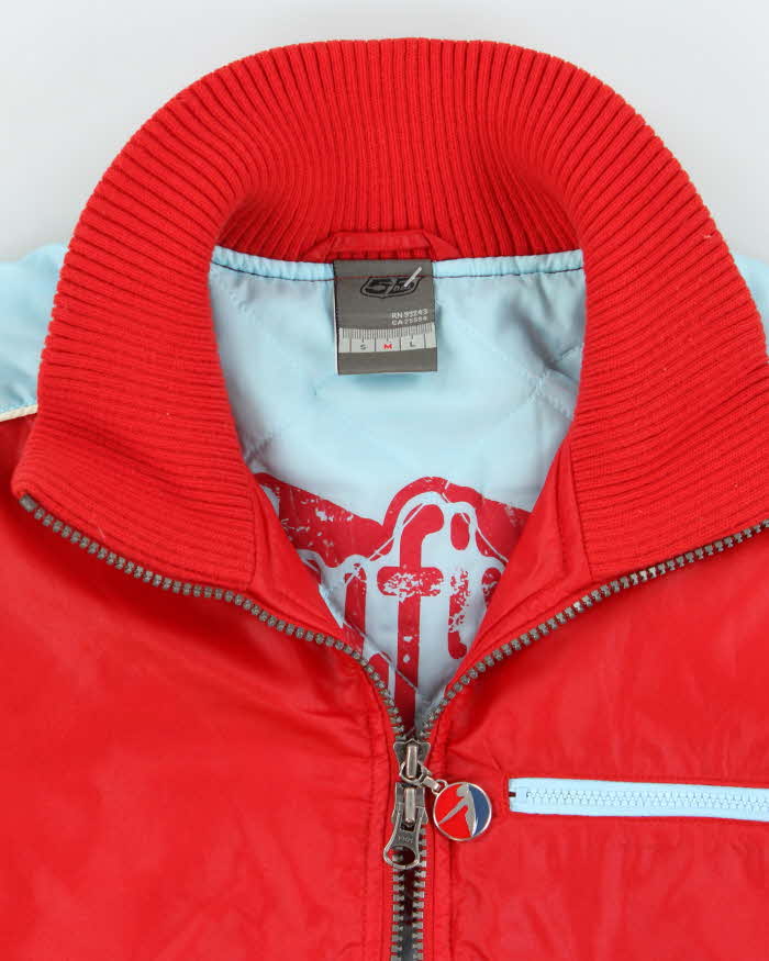 Vintage Y2K 00s 55DSL Diesel Women's Quilted Bomber Jacket - M