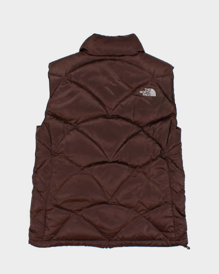 Vintage Y2K 00s The North Face 550 Women's Satin Quilted Down Fill Gilet - L