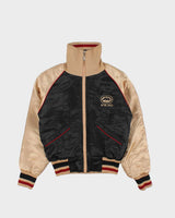 Vintage Y2K 00s Ecko Red Funnel Neck Satin Bomber Jacket - S