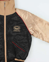 Vintage Y2K 00s Ecko Red Funnel Neck Satin Bomber Jacket - S