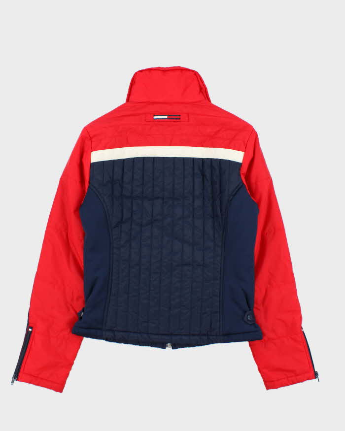 Vintage Y2K 00s Tommy Hilfiger Jeans Women's Ribbed Puffer Jacket - M