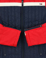 Vintage Y2K 00s Tommy Hilfiger Jeans Women's Ribbed Puffer Jacket - M