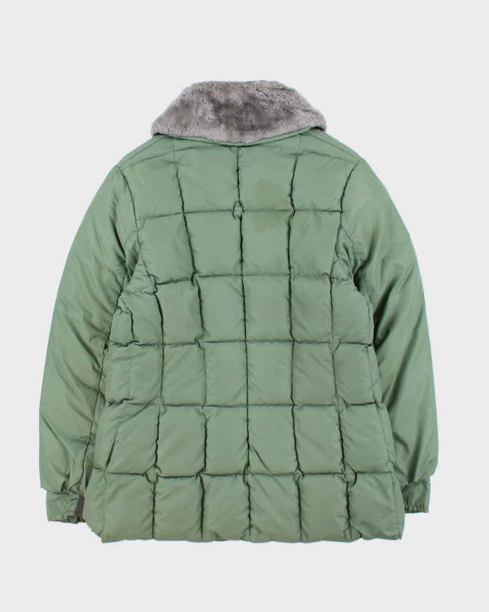 Vintage 1950s Alaska Sleeping Bag Co. Goose Filled Shearling Women's Puffer Jacket - L