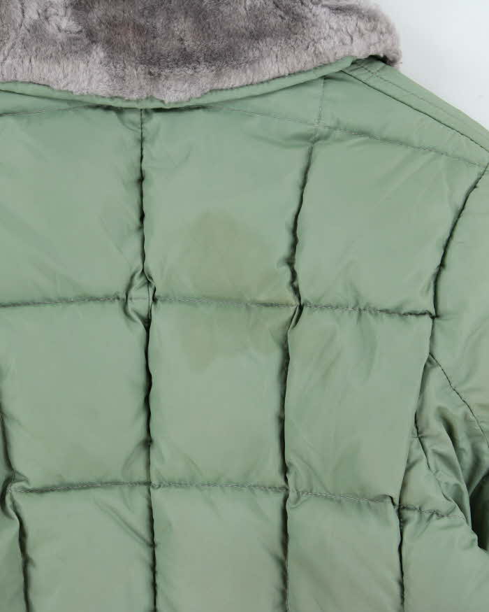 Vintage 1950s Alaska Sleeping Bag Co. Goose Filled Shearling Women's Puffer Jacket - L