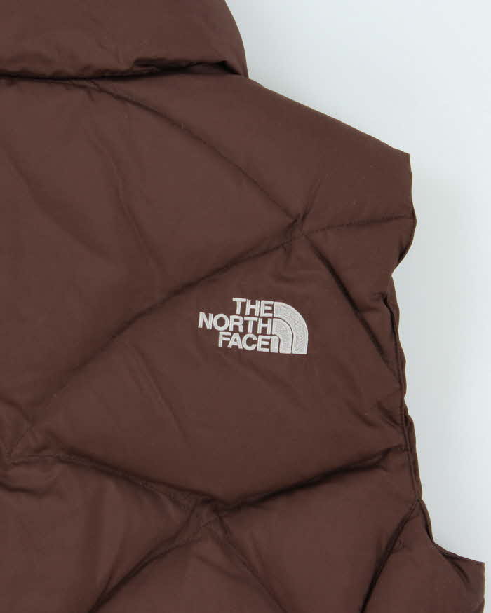 Vintage Y2K 00s The North Face Quilt 550 Down Fill Women's Puffer Gilet - S