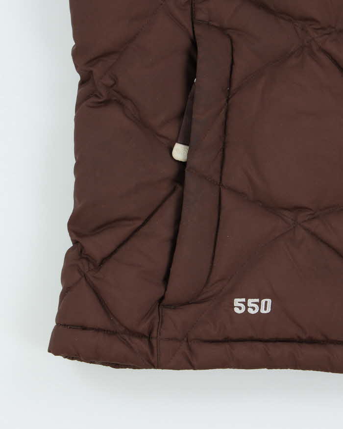 Vintage Y2K 00s The North Face Quilt 550 Down Fill Women's Puffer Gilet - S