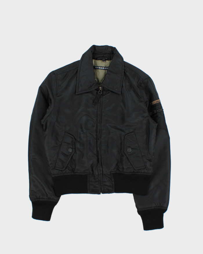 Vintage Y2K 00s Gas Jeans Women's Flight Bomber Jacket - S