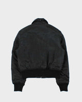 Vintage Y2K 00s Gas Jeans Women's Flight Bomber Jacket - S