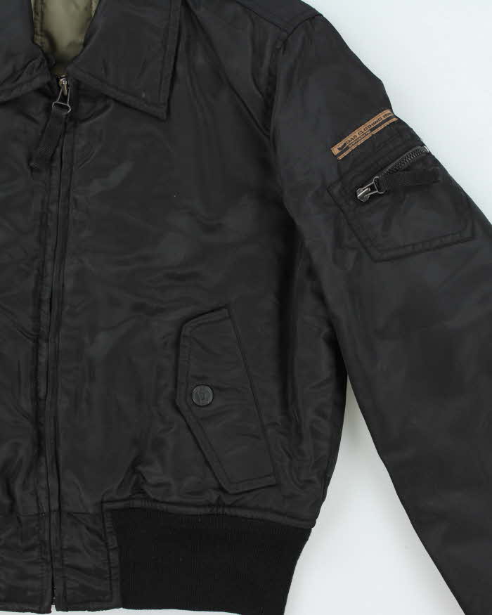 Vintage Y2K 00s Gas Jeans Women's Flight Bomber Jacket - S