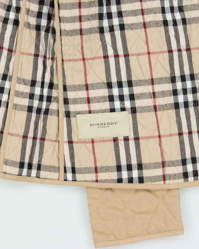 Vintage Y2K 00s Burberry Nova Check Lined Quilted Women's Jacket - XS