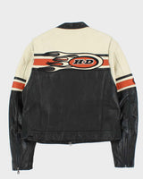 Vintage Y2K 00s Harley Davidson Cafe Racer Women's Biker Jacket - XL