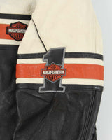 Vintage Y2K 00s Harley Davidson Cafe Racer Women's Biker Jacket - XL