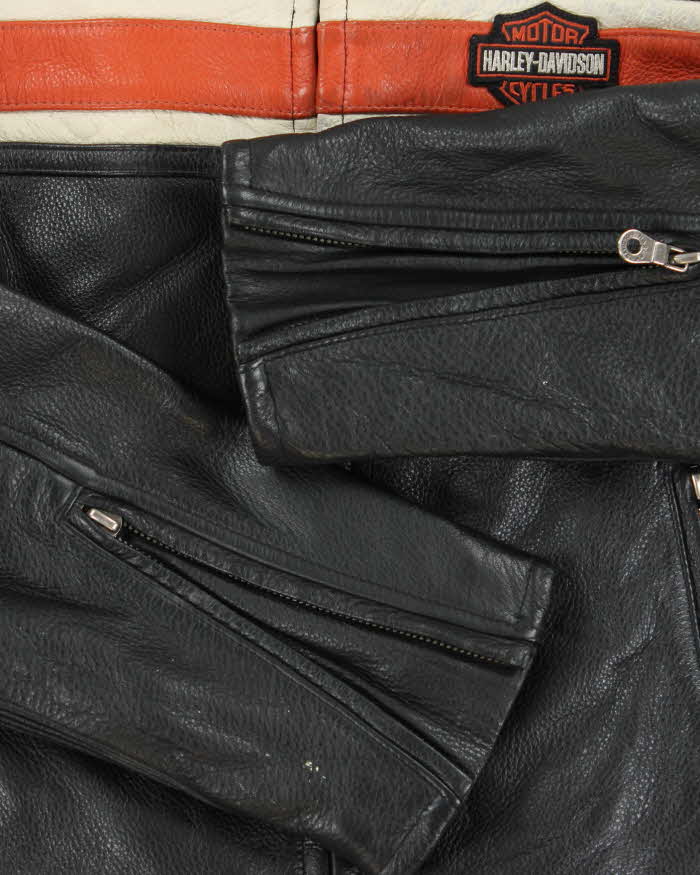 Vintage Y2K 00s Harley Davidson Cafe Racer Women's Biker Jacket - XL