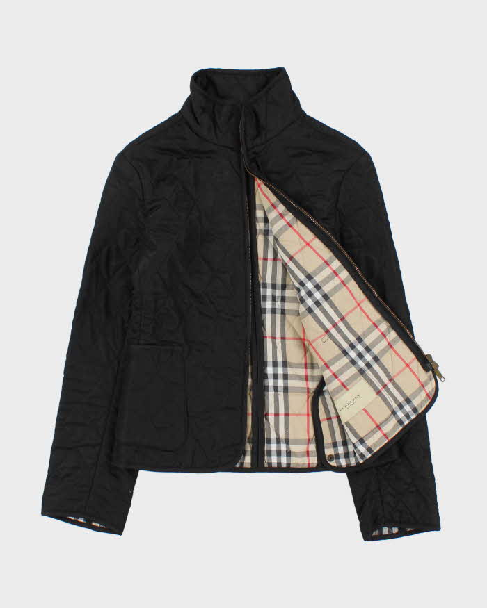 Vintage Y2K 00s Burberry Nova Check Lined Quilted Women's Jacket - XS