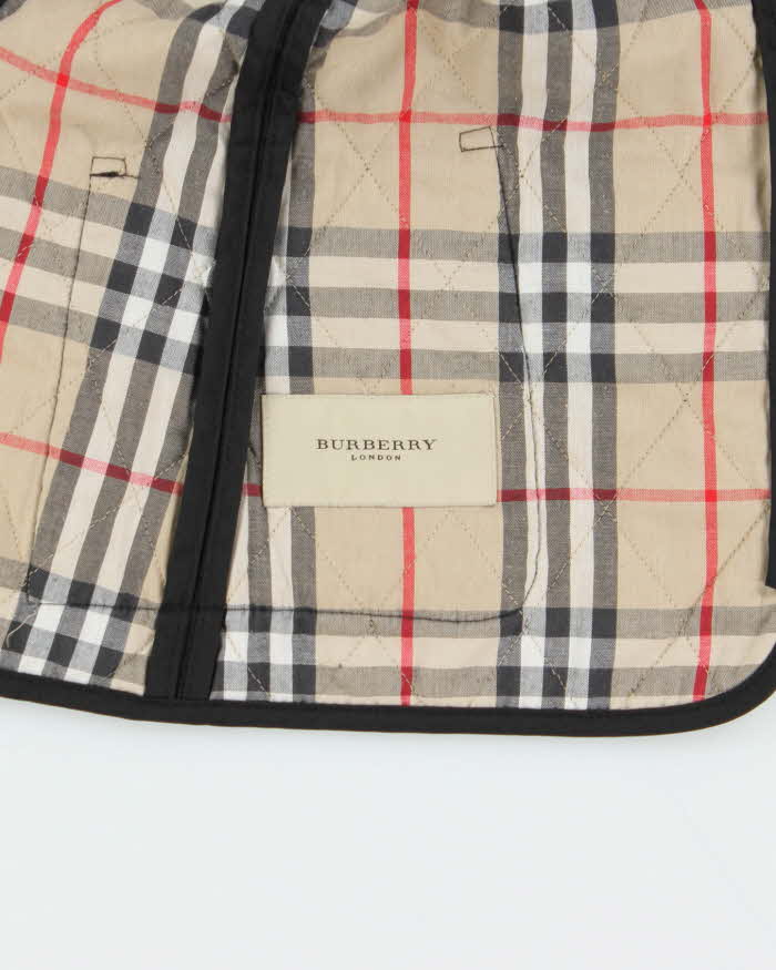 Vintage Y2K 00s Burberry Nova Check Lined Quilted Women's Jacket - XS
