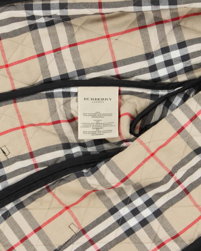 Vintage Y2K 00s Burberry Nova Check Lined Quilted Women's Jacket - XS