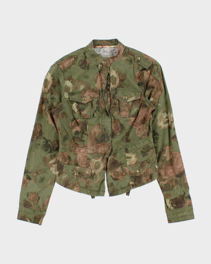 Vintage Y2k 00s Guess Camouflage Lightweight Jacket - S