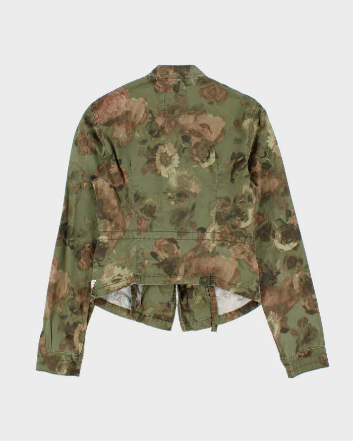 Vintage Y2k 00s Guess Camouflage Lightweight Jacket - S