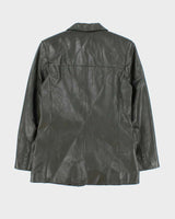 Vintage Danier Green Leather Jacket - S