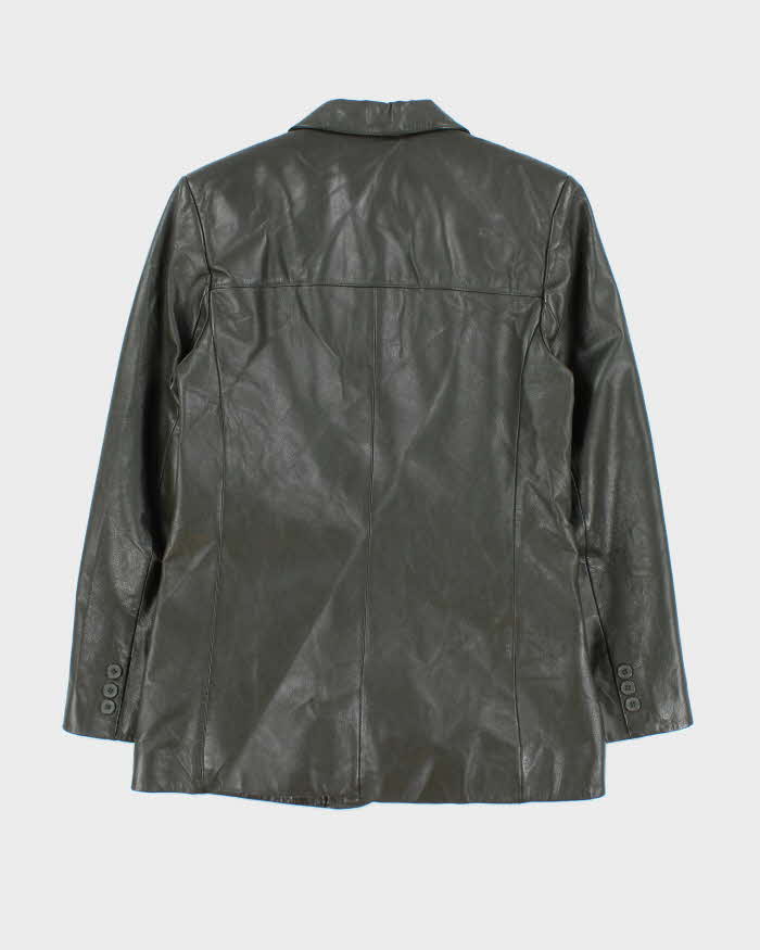 Vintage Danier Green Leather Jacket - S