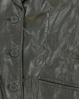 Vintage Danier Green Leather Jacket - S