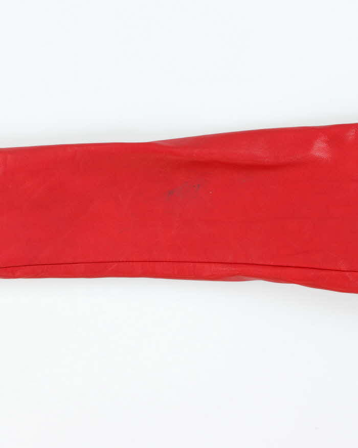 Vintage Danier Red Leather Jacket - M