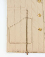 Vintage 1990s Aquascutum Women's Quilted Showerproof House Check Lined Jacket - M