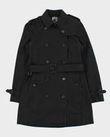 Vintage Y2K 00s Burberry Kensington Made In England Double Breasted Women's Trench Coat - S