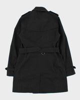 Vintage Y2K 00s Burberry Kensington Made In England Double Breasted Women's Trench Coat - S