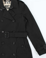 Vintage Y2K 00s Burberry Kensington Made In England Double Breasted Women's Trench Coat - S