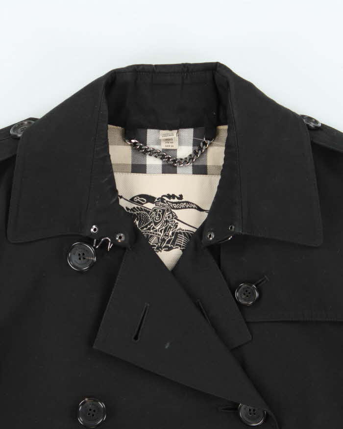 Vintage Y2K 00s Burberry Kensington Made In England Double Breasted Women's Trench Coat - S