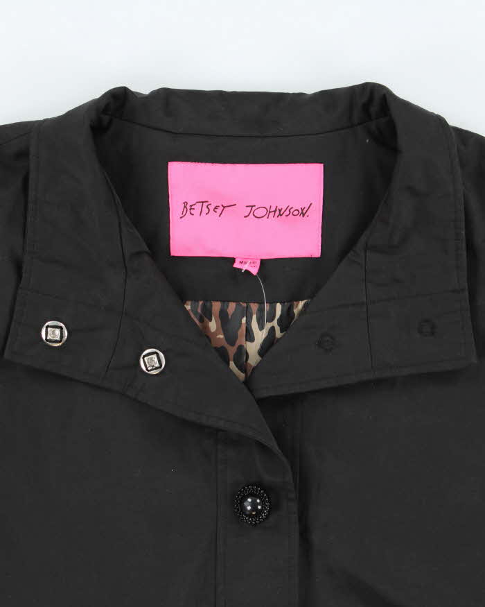 Vintage 00s Betsey Johnson Waterproof Cape Jacket - L