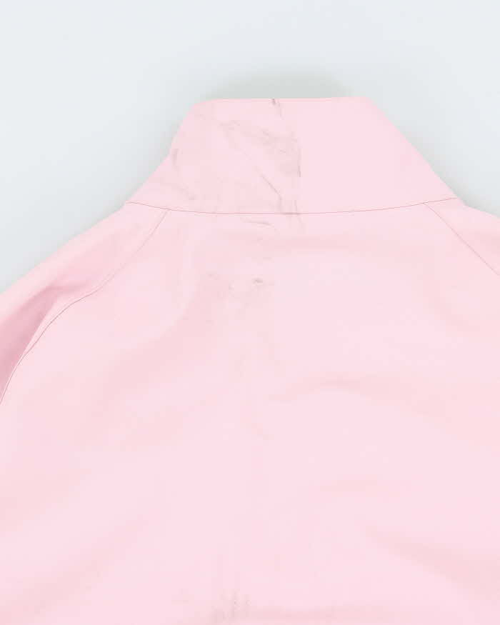 Vintage Y2k 00s Burberry Golf Baby Pink Waterproof Jacket - S