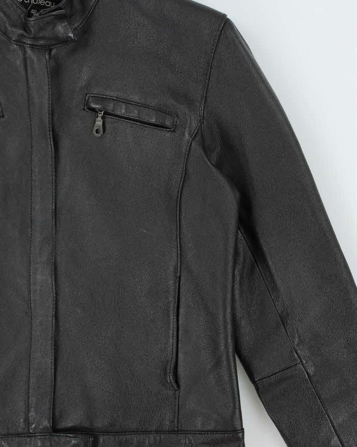 Vintage Y2k 00s Le Chateau Leather Jacket - M